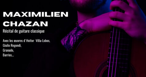 Concert de guitare classique avec Maximilien Chazan