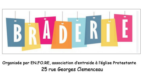 Braderie de Saint Servan avec l&rsquo;ENFORE